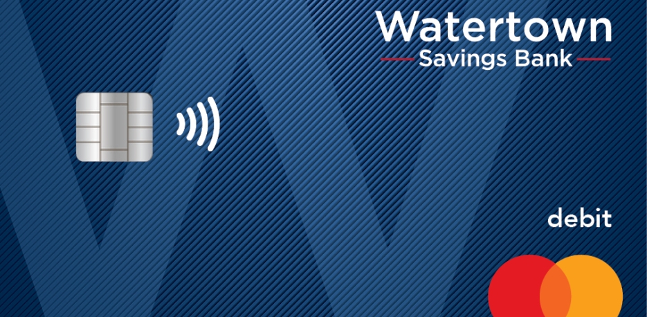 Watertown Savings Bank front of its Debit Card