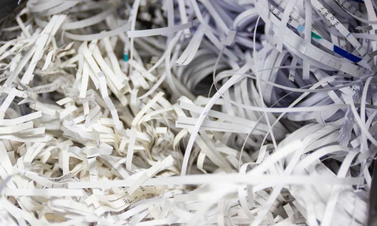 Shredded paper