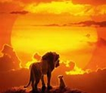 Poster of Lion King showing Mufasa and Simba