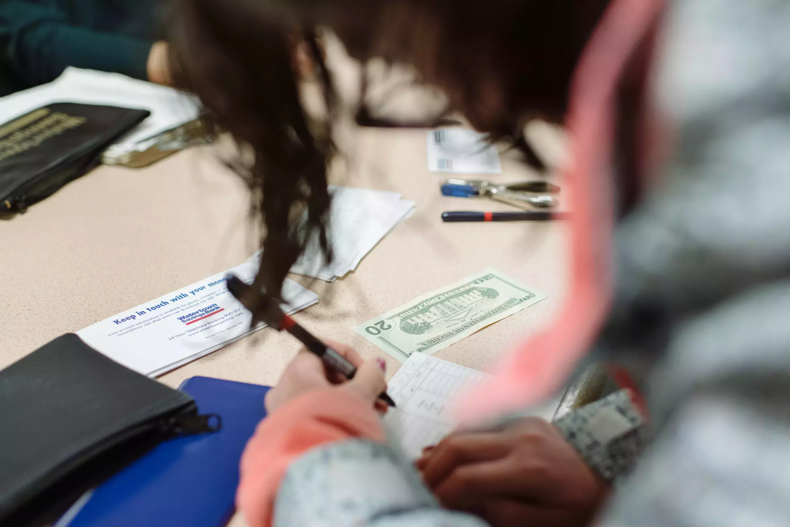 Students participating in the WSB School Banking Program