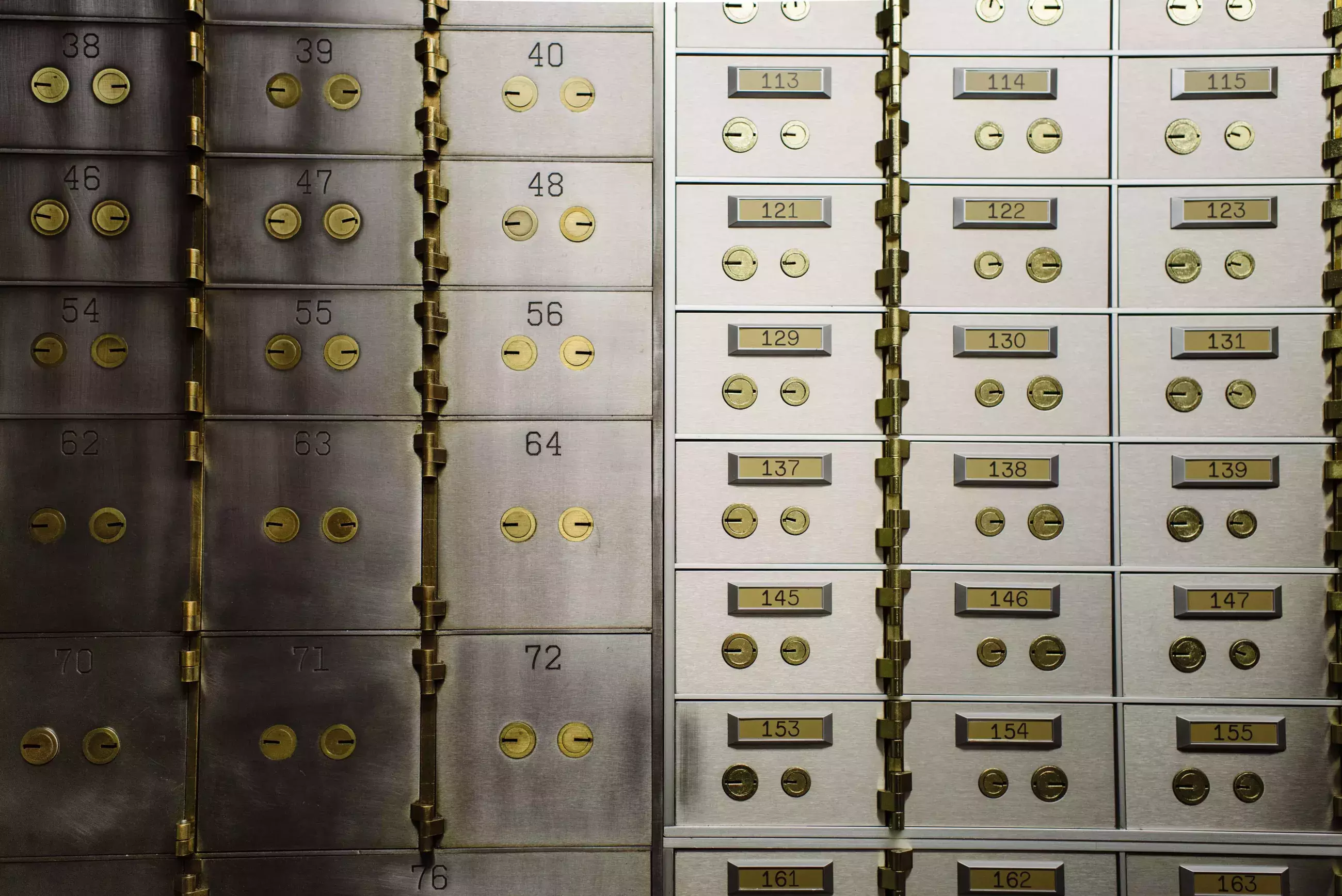 Safe deposit boxes at Watertown Savings Bank