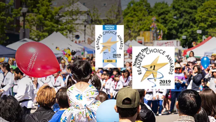 Town Day and Readers Choice Winners Banners