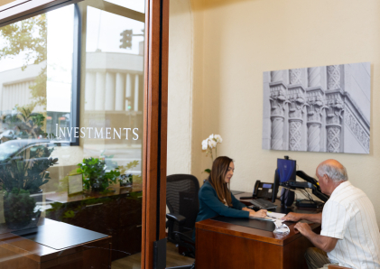 Investment Services at the Main Office