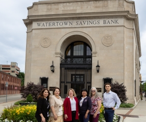 Main Office Branch Staff standing in front of the Main Office.