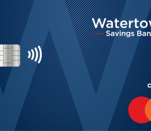 Watertown Savings Bank front of its Debit Card